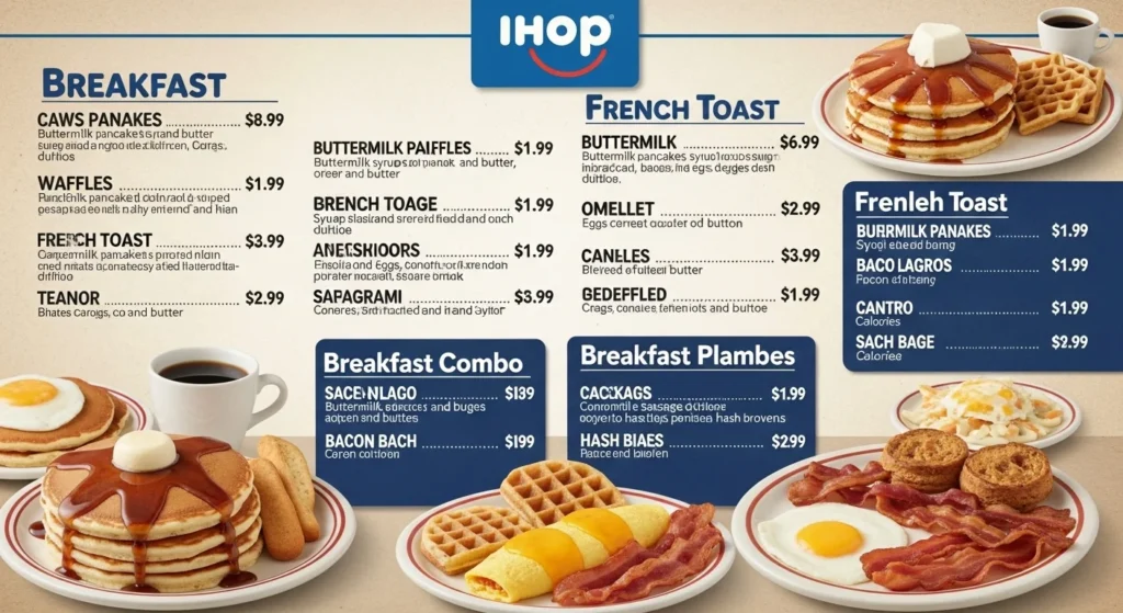 IHOP MENU